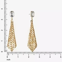 Bijoux Bar Womens Glass Hypoallergenic Drop Earrings