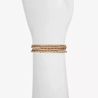 Liz Claiborne Womens 4-pc. Glass Bracelet Set