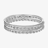 Liz Claiborne Womens 4-pc. Glass Bracelet Set