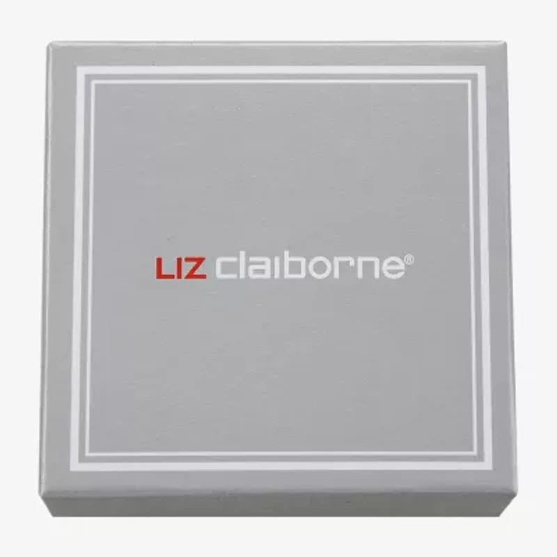 Liz Claiborne Layered Necklace And Drop Earring Womens 2-pc. Jewelry Set