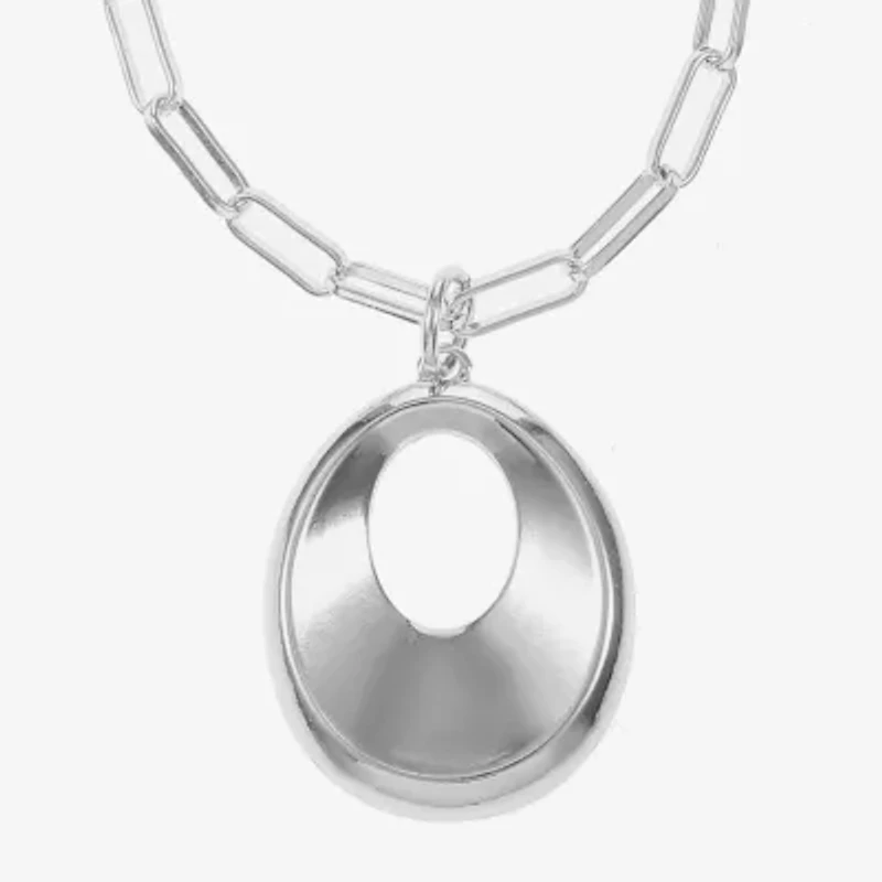 Liz Claiborne Pendant Necklace And Drop Earring Womens 2-pc. Jewelry Set