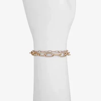 Liz Claiborne Layered Womens Solid Link Bracelet