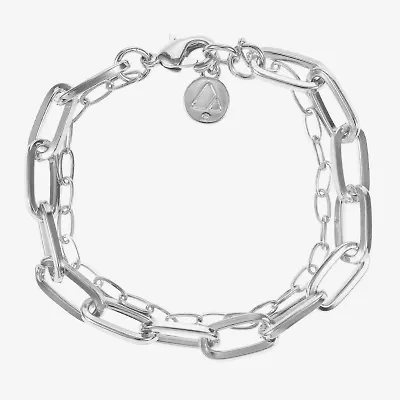 Liz Claiborne Layered Womens Solid Link Bracelet