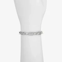 Liz Claiborne Layered Womens Solid Link Bracelet
