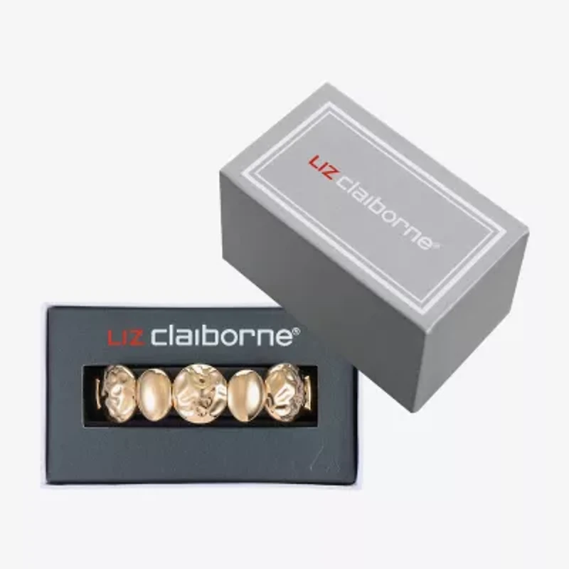 Liz Claiborne Womens Oval Stretch Bracelet