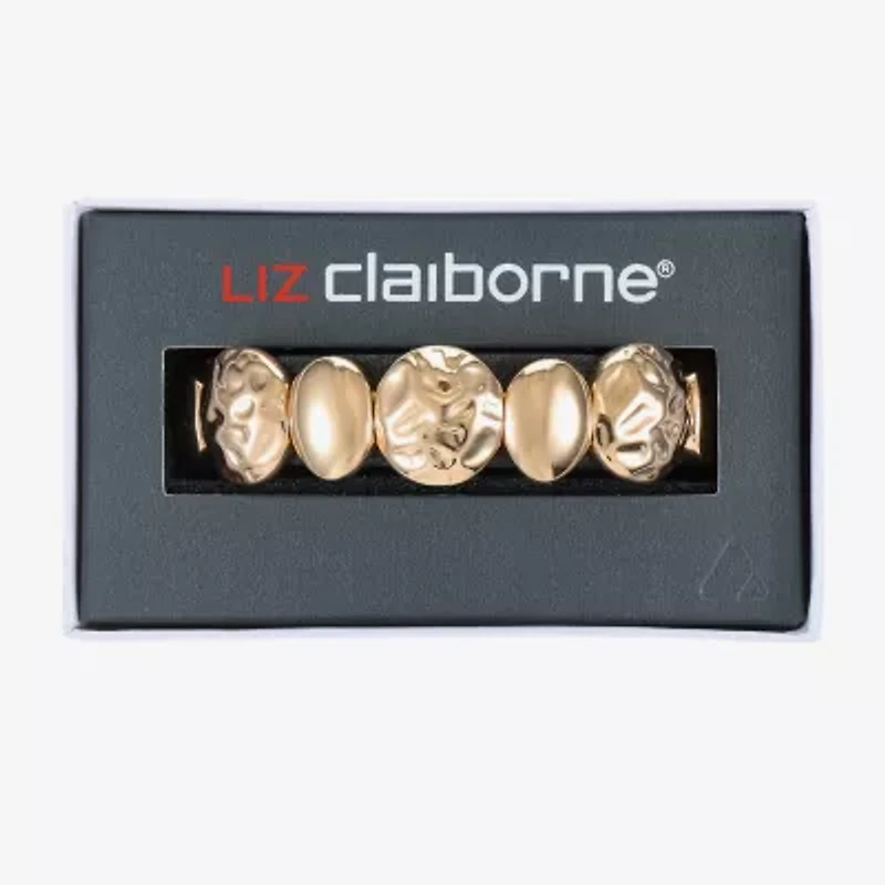 Liz Claiborne Womens Oval Stretch Bracelet