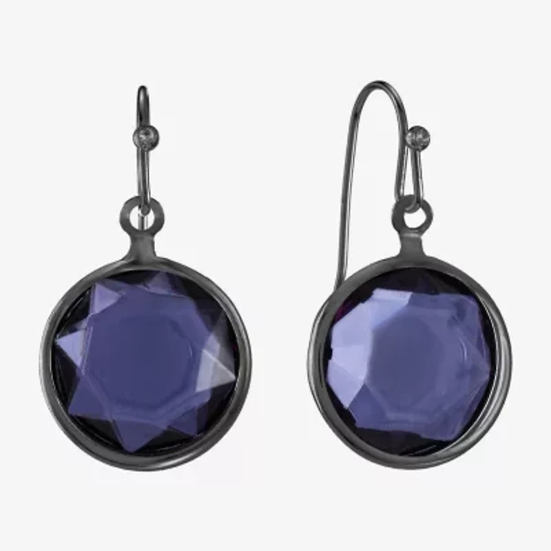 Liz Claiborne Womens Round Drop Earrings