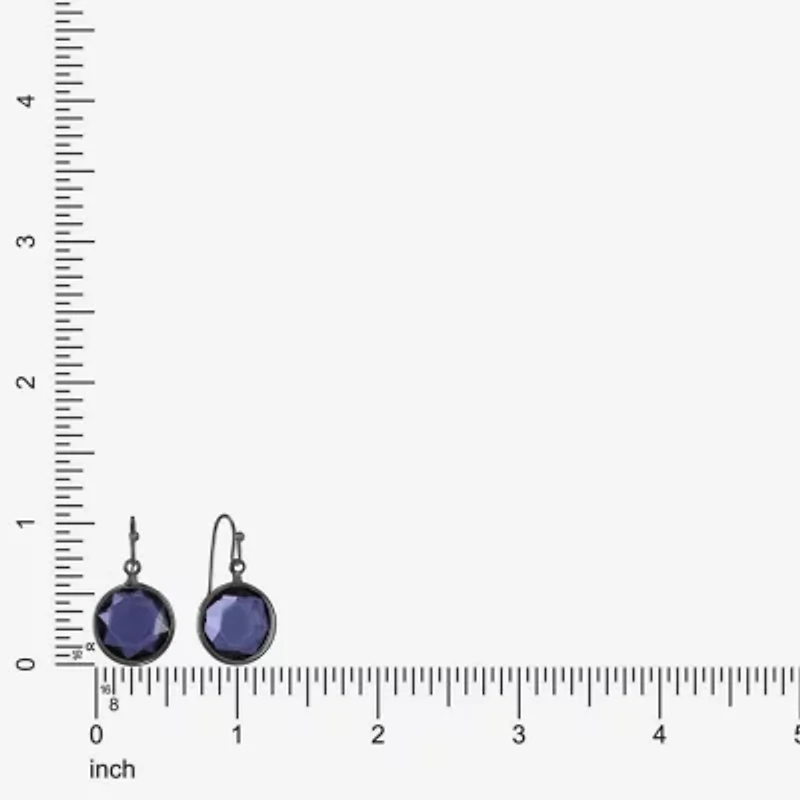 Liz Claiborne Womens Round Drop Earrings