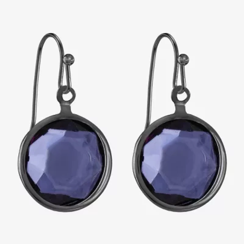 Liz Claiborne Womens Round Drop Earrings