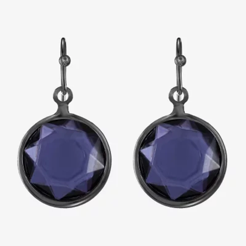 Liz Claiborne Womens Round Drop Earrings