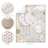 The Peanutshell Starry Skies 5-pc. Crib Bedding Set