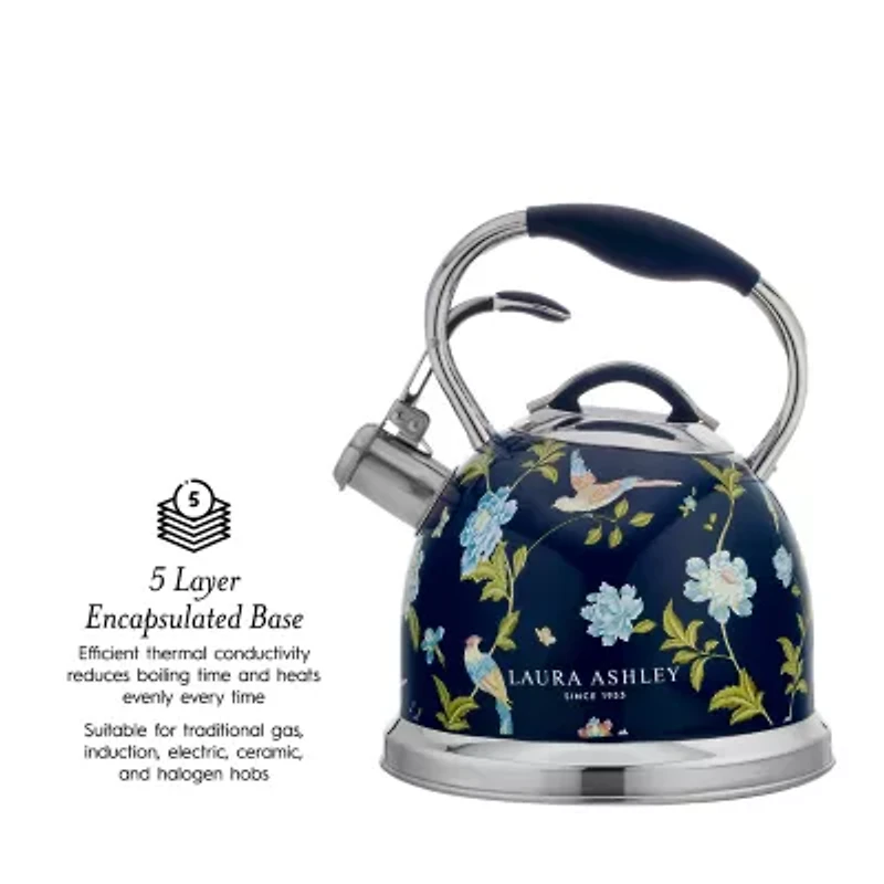 Laura Ashley Stove Top 10-Cup Tea Kettle