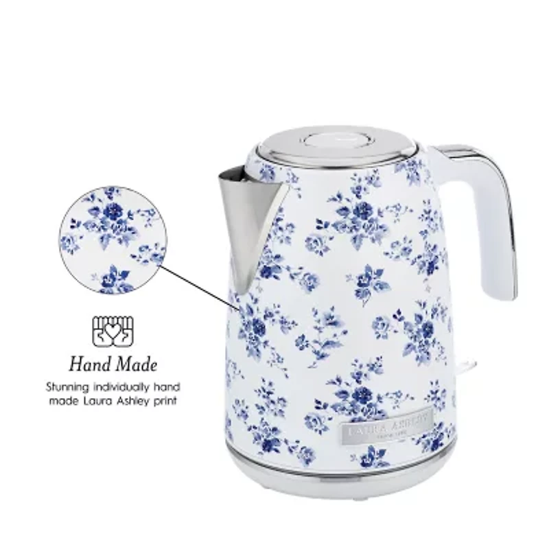 Laura Ashley 1.7 Liter Jug Tea Kettle