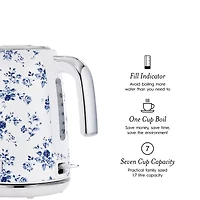 Laura Ashley 1.7 Liter Jug Tea Kettle