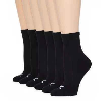 Xersion Essential Performance Womens Breathable 6 Pair Quarter Ankle Socks