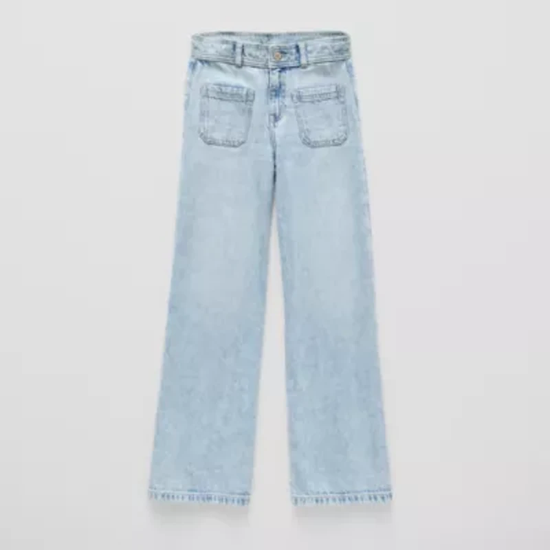 Thereabouts Little & Big Kid Girls Wide Leg Jean