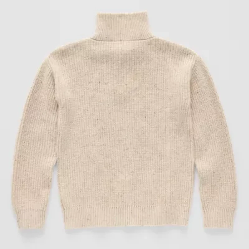Thereabouts Little & Big Kid Boys Mock Neck Long Sleeve Pullover Sweater