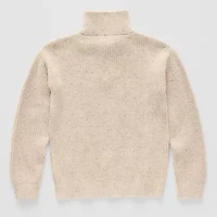 Thereabouts Little & Big Kid Boys Mock Neck Long Sleeve Pullover Sweater