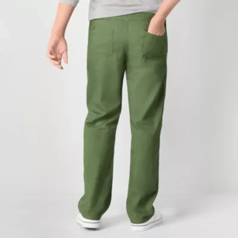 Thereabouts Little & Big Kid Boys Straight Regular Fit Husky Pull-On Pant