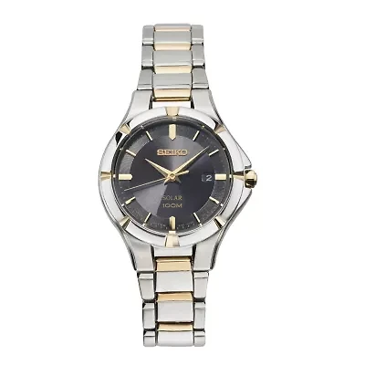 Seiko Womens Two Tone Stainless Steel Bracelet Watch Sut316