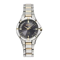 Seiko Womens Two Tone Stainless Steel Bracelet Watch Sut316
