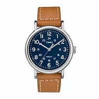 Timex Weekender 40MM Mens Brown Strap Watch-Tw2r42500jt