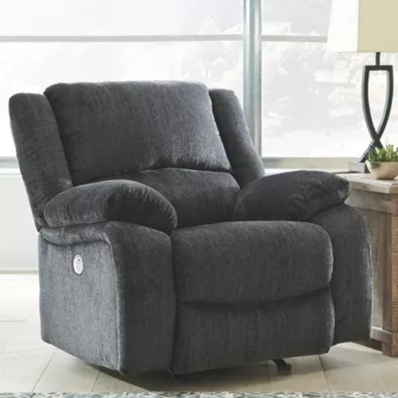 Signature Design by Ashley® Dryden Power Reclining Pad-Arm Recliner