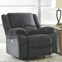Signature Design by Ashley® Dryden Power Reclining Pad-Arm Recliner