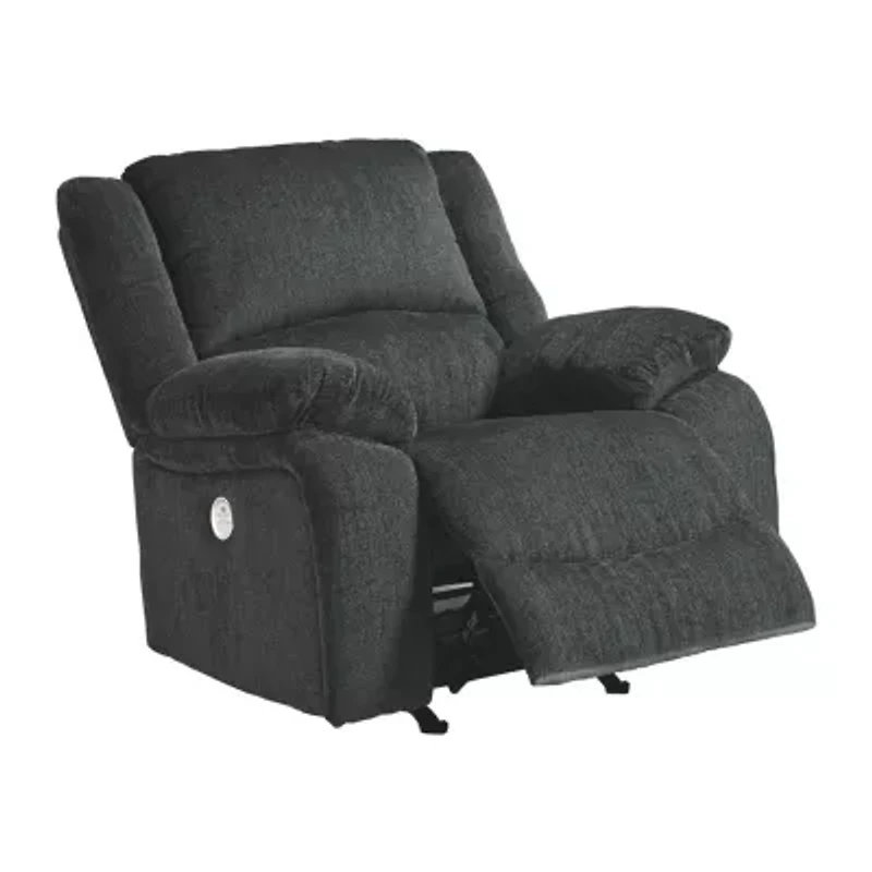 Signature Design by Ashley® Dryden Power Reclining Pad-Arm Recliner