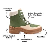 Journee Collection Womens Keyera Block Heel Booties