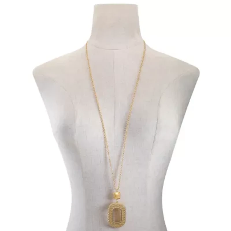 Liz Claiborne Womens 34 Inch Pendant Necklace