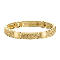 Liz Claiborne Silver Tone Womens Stretch Bracelet
