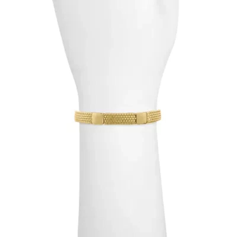 Liz Claiborne Silver Tone Womens Stretch Bracelet