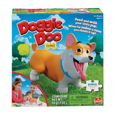 Goliath Doggie Doo Corgi W/ Bonus 24pc Puzzle Table Game