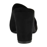 Journee Collection Womens Allea Slip-on Open Toe Mules