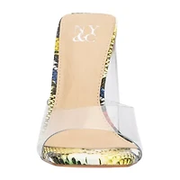 New York & Company Womens Heather Heeled Sandals