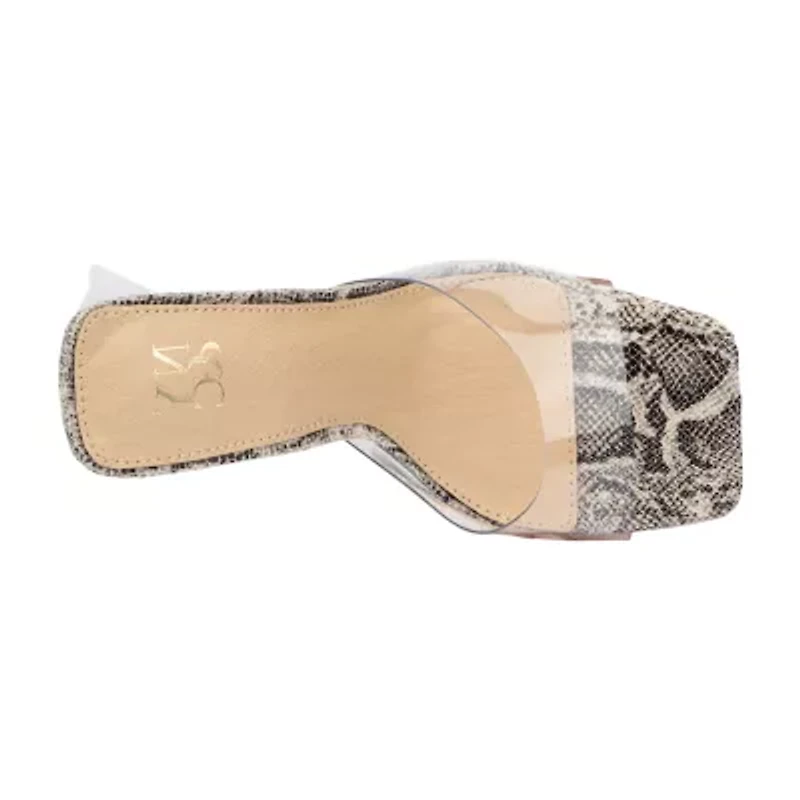 New York & Company Womens Heather Heeled Sandals