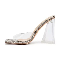 New York & Company Womens Heather Heeled Sandals