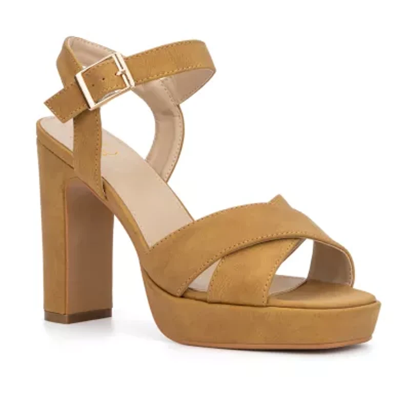 New York & Company Womens Adalia Heeled Sandals