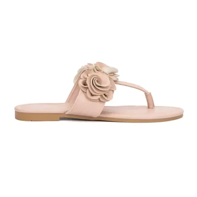 New York & Company Womens Liana Flat Sandals