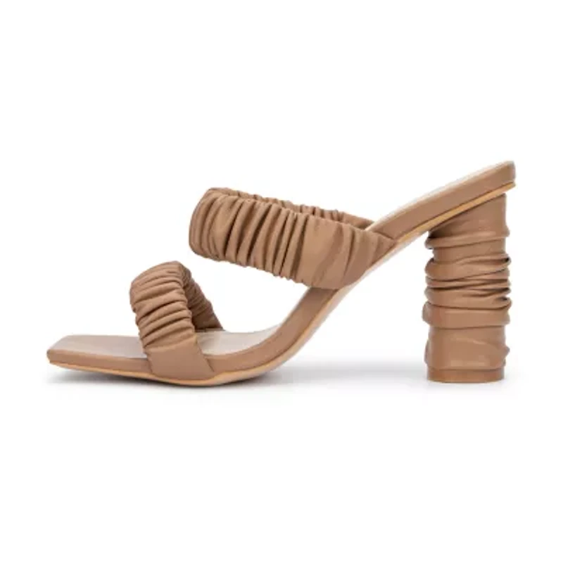 New York & Company Womens Fina Heeled Sandals