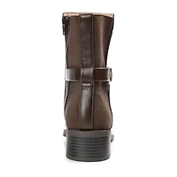 Journee Collection Womens Aubrie Stacked Heel Booties