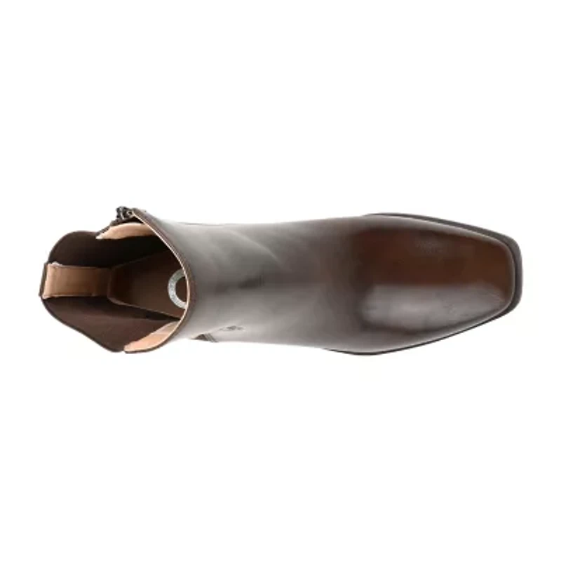 Journee Collection Womens Aubrie Stacked Heel Booties