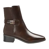 Journee Collection Womens Aubrie Stacked Heel Booties