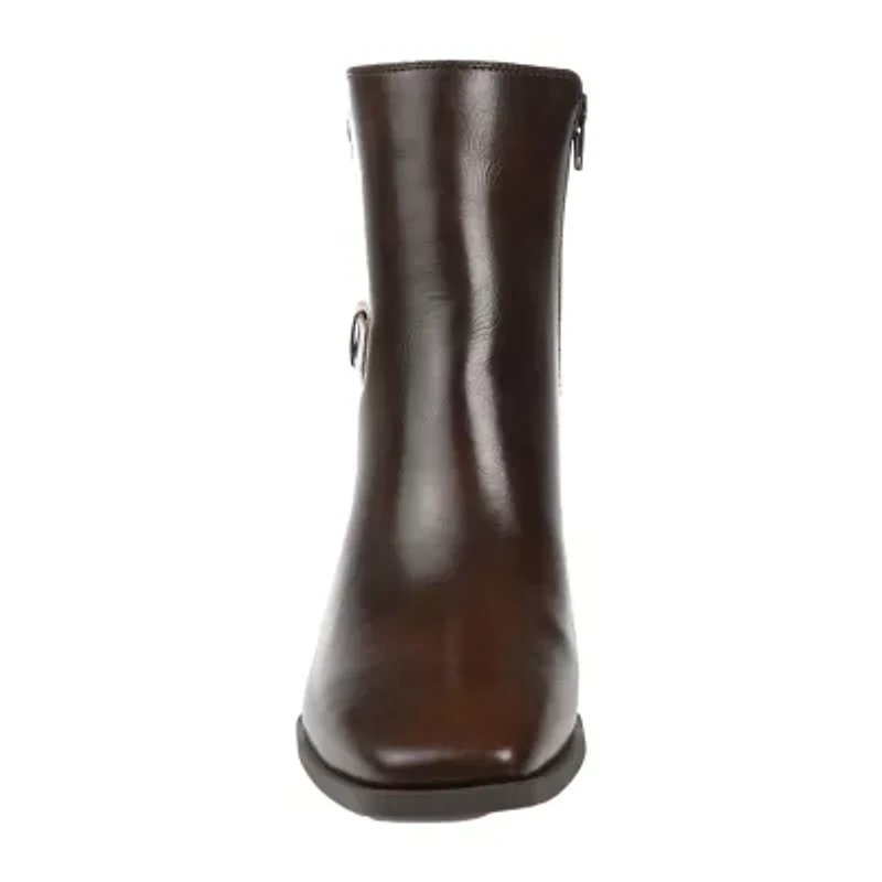 Journee Collection Womens Aubrie Stacked Heel Booties