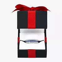 Womens Lab Created Gemstone Sterling Silver Ring Sets
