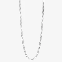 Unisex Adult 10K Gold 20 Inch Curb Chain Necklace