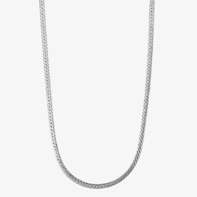 Unisex Adult 10K Gold 20 Inch Herringbone Chain Necklace