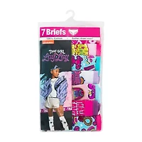 Lay Lay Little & Big Kid Girls 7 Pack Brief Panty Gup1851