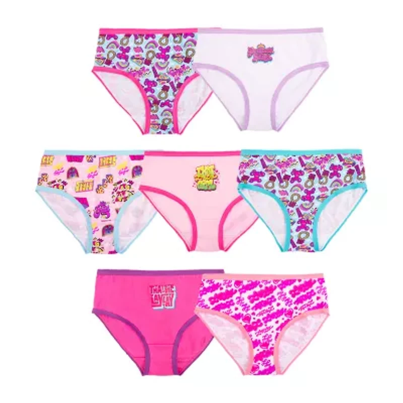 Lay Lay Little & Big Kid Girls 7 Pack Brief Panty Gup1851